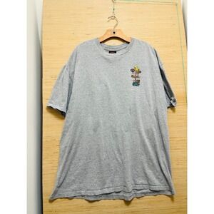Harley Davidson Grand Cayman T Shirt 2XL Gray Parrot Map Nautical‎ Motorcycle